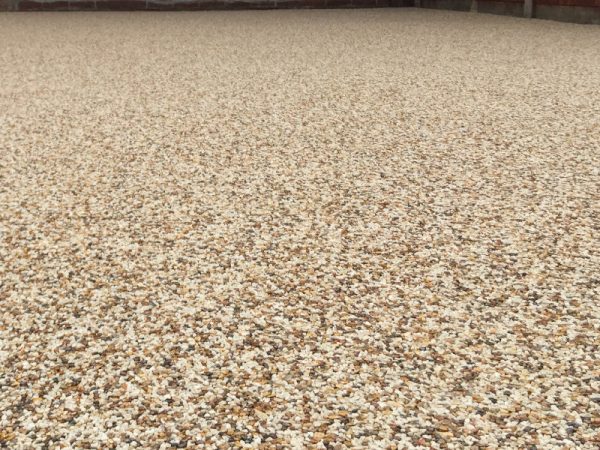 Resin driveway Caramel