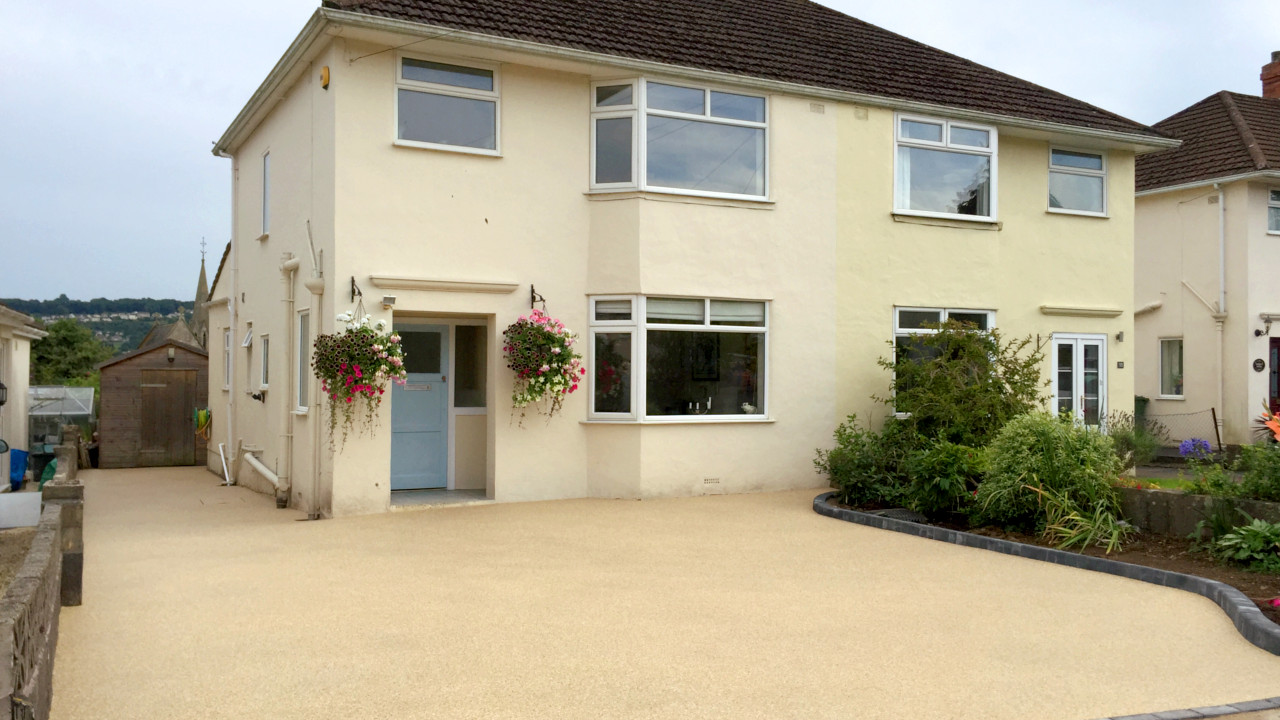 Resin driveway