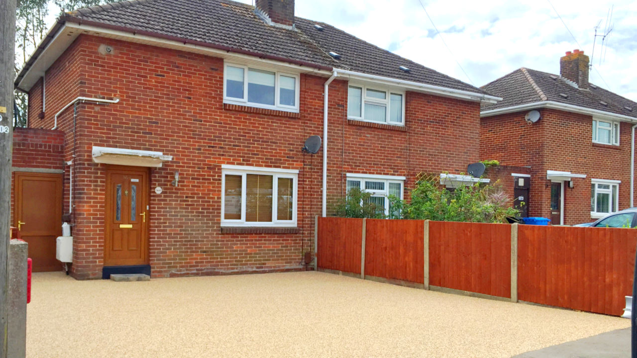 Resin driveway
