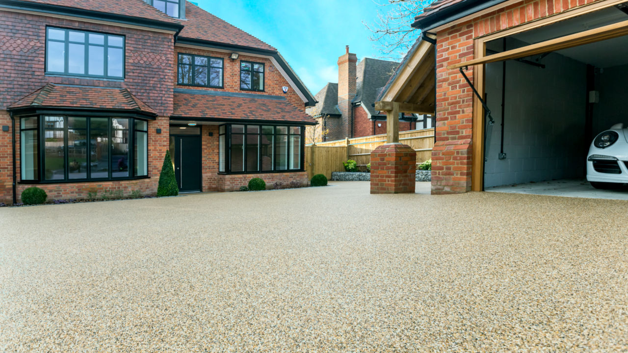 Resin driveway