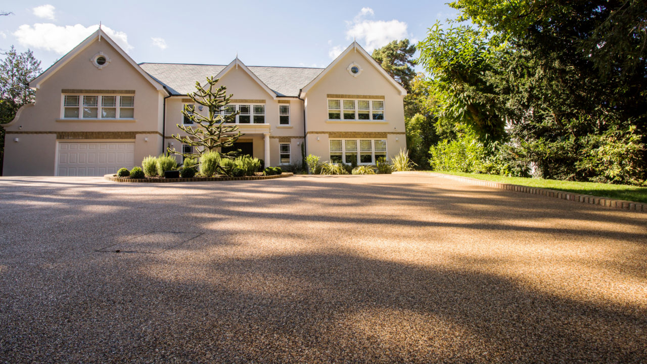 Resin driveway