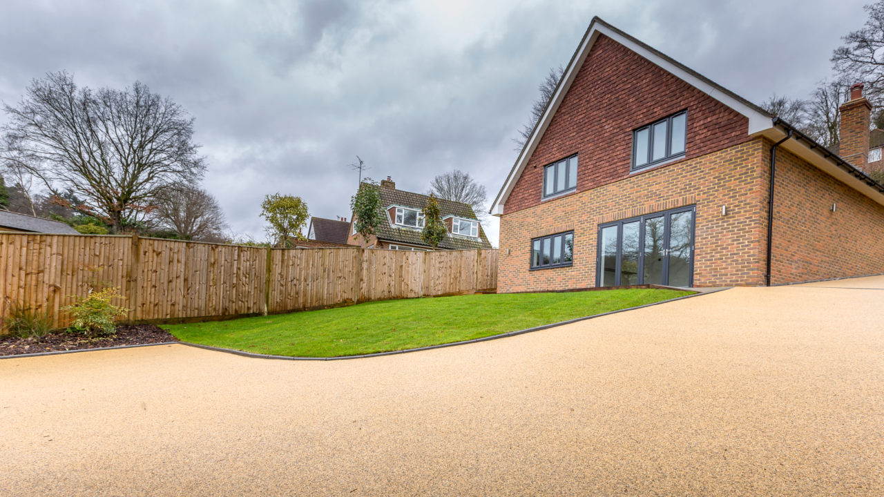 Resin driveway