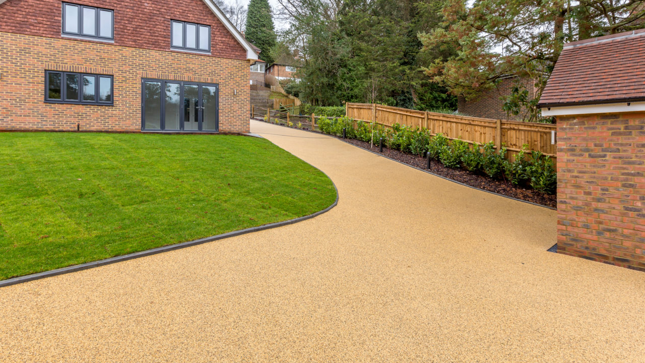 Resin driveway