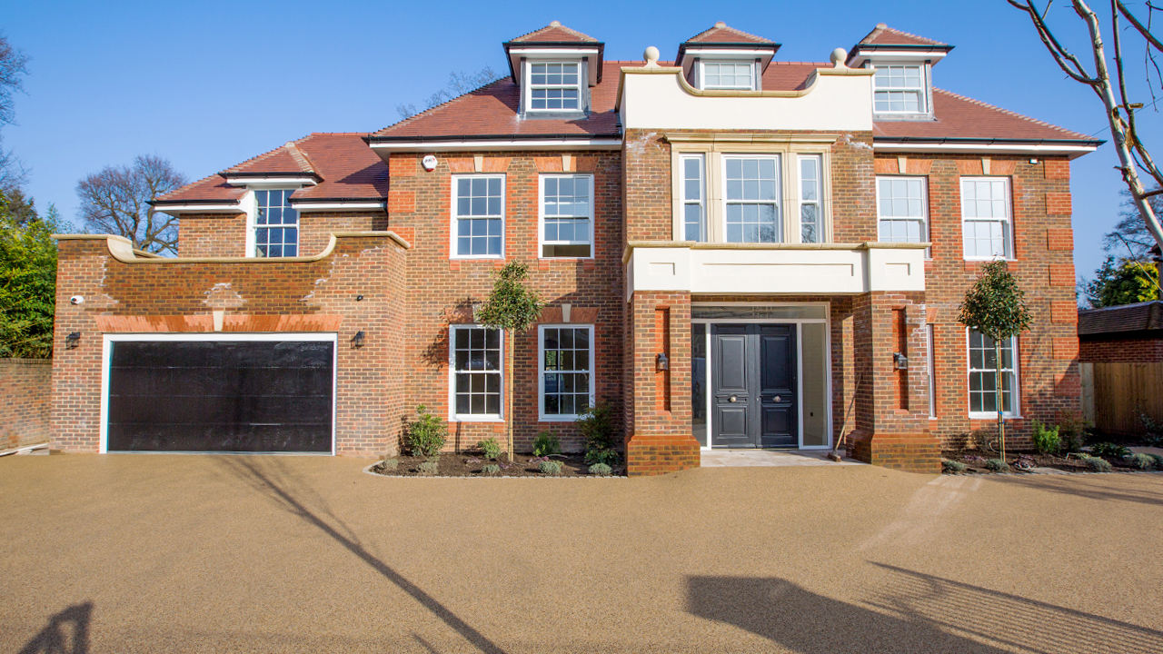Resin driveway