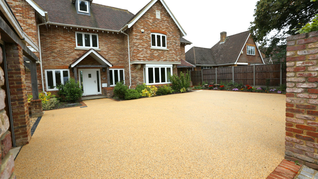 Resin driveway