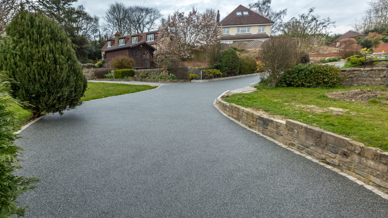 Resin driveway