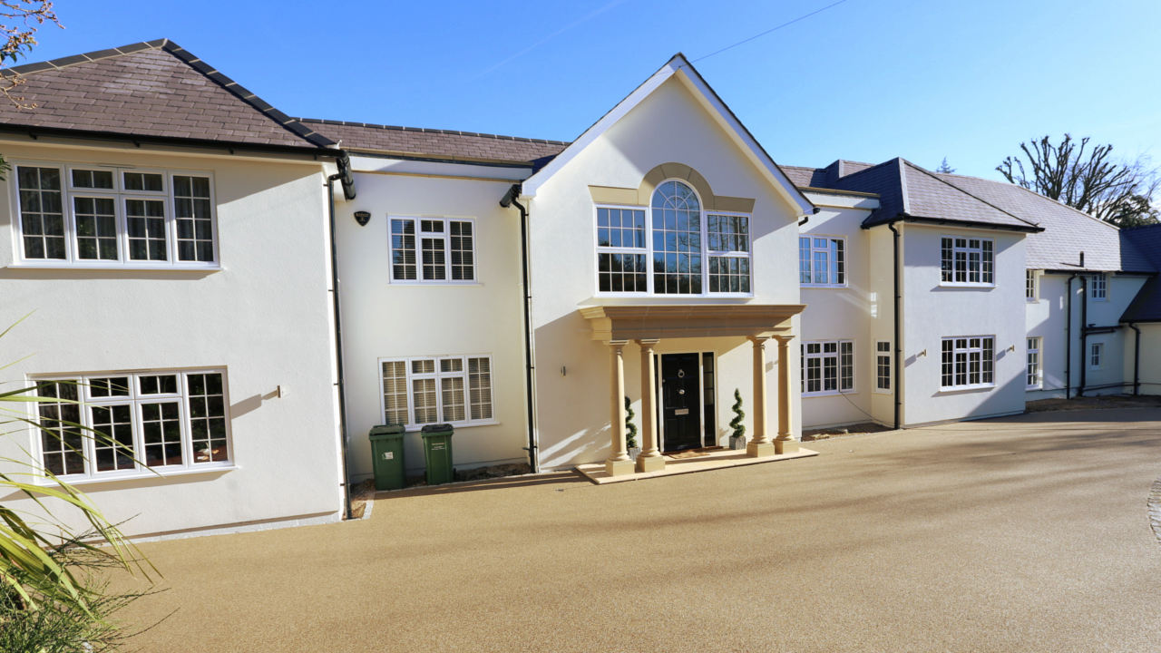Resin driveway