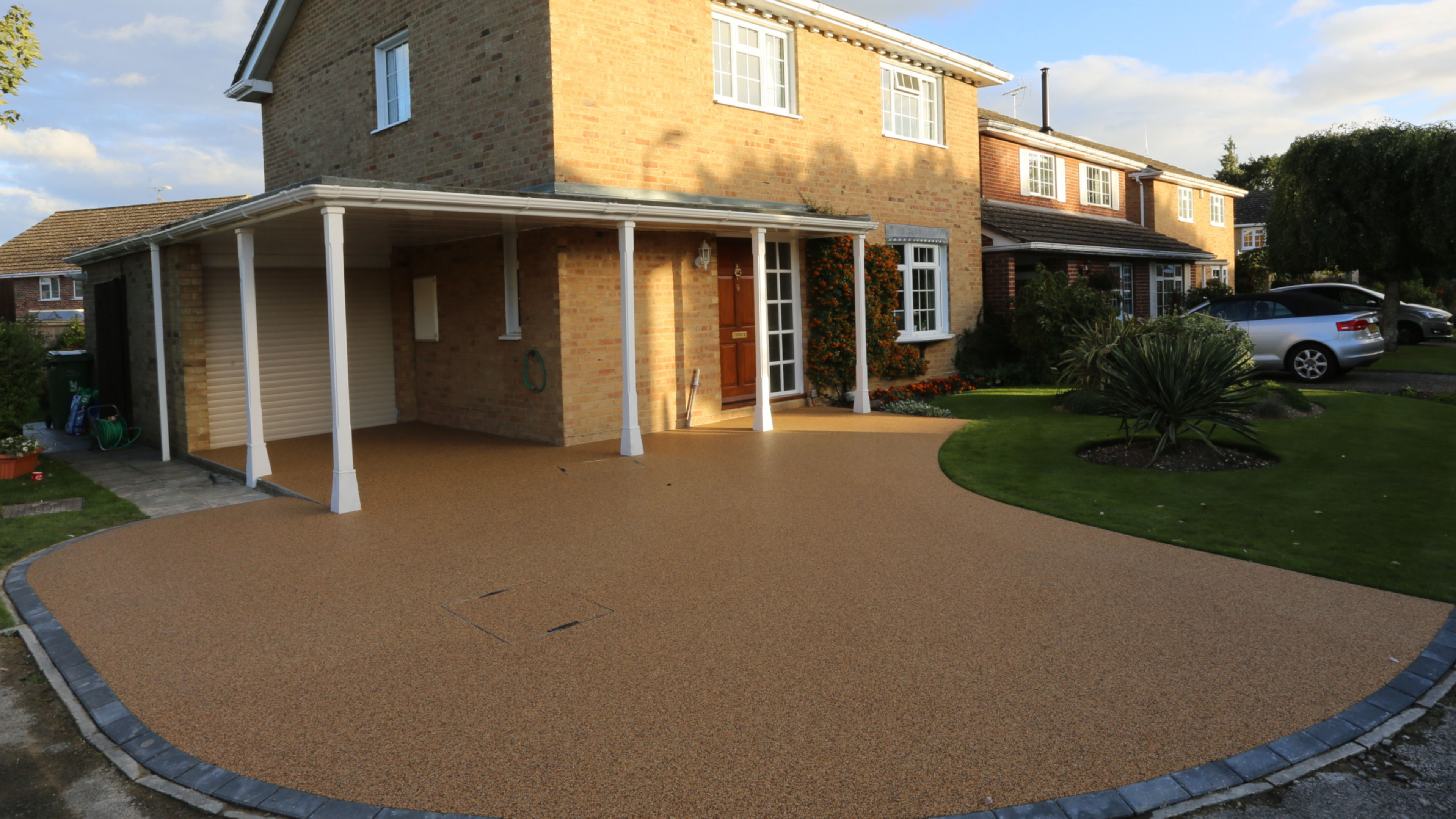 Resin Bound stone driveway after
